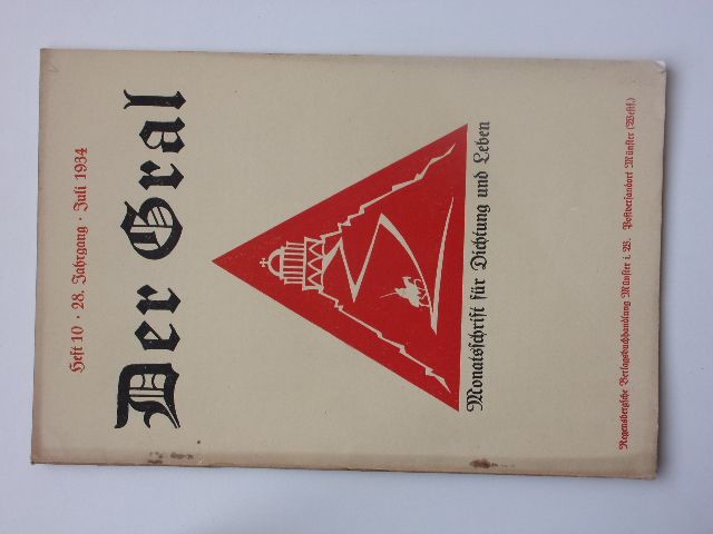 Der Gral - Monatschrift für Dichtung und Leben 10 (1934) roč. XXVIII. - německy