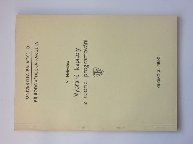 Mrkvička - Vybrané kapitoly z teorie programování (1990) skripta