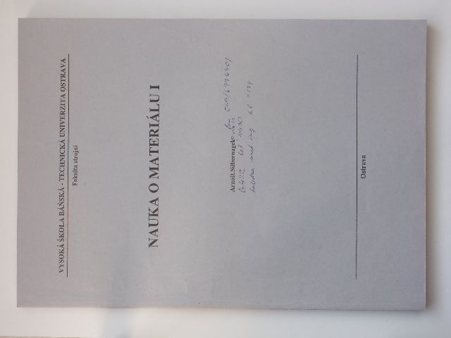 Silbernagel - Nauka o materiálu I (2000) skripta
