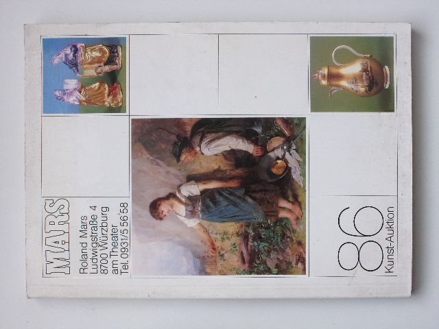 86. Kunst-Auktion - Roland Mars, Würzburg (1992) aukční katalog umění a starožitností - německy