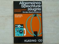 Allgemeines Sprechfunkzeugnis für den Seefunkdienst - Všeobecné radiotelefonní osvědčení pro námořní rádiovou službu