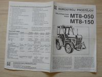 Agrostoroj Prostějov - Malotraktory řady MT8-050, MT8-150 - prospekt