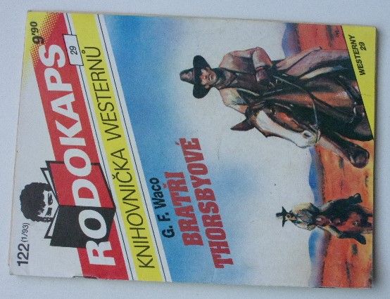 Rodokaps - knihovnička westernů č. 122 - Waco - Bratři Thorsbyové (1992)