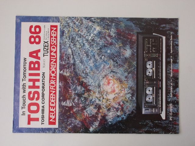 In Touch with Tomorrow - TOSHIBA 86 - TUZEX - Objednávková služba (1986) vícejazyčný katalog Tuzexu