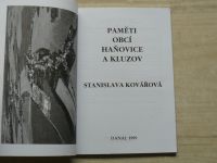 Kovářová - Paměti obcí Haňovice a Kluzov (1999) Litovel