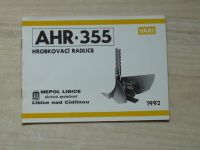 VARI AHR-355 Hrobkovací radlice (1992)