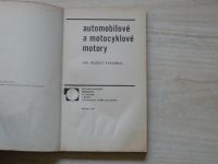 Vykoukal - Automobilové a motocyklové motory (1967)