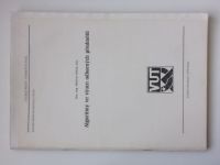 Kilián - Algoritmy ve výuce odborných předmětů (1985) skripta