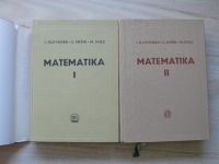 Kluvánek, Mišík, Švec - Matematika I. II. (1963,1965) slovensky, 2 knihy