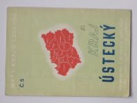 Mapy krajů č. 5 - 1 : 200 000 - Kraj Ústecký (1954) Jen pro služební potřebu!