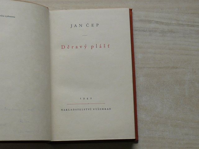 Jan Čep - Děravý plášť (1942)