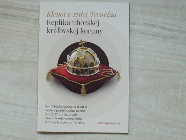 Klenot v srdci Trenčína - Replika uhorskéj královskej koruny