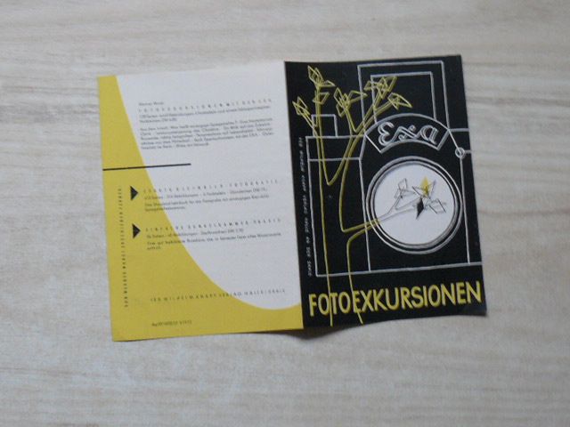 Exa - Fotoexkursionen (1957) leták A5