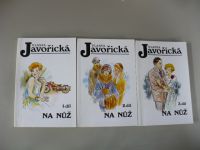   Vlasta Javořická - Na nůž 1. - 3. (1993) 3 knihy