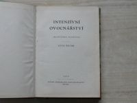 Otto Boček - Intenzívní ovocnářství - Ruzyňská palmeta (SZN 1958)