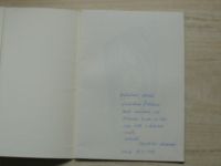 František Lazecký - Zastavení pod jeřabinou (1982) věnování a podpis autora