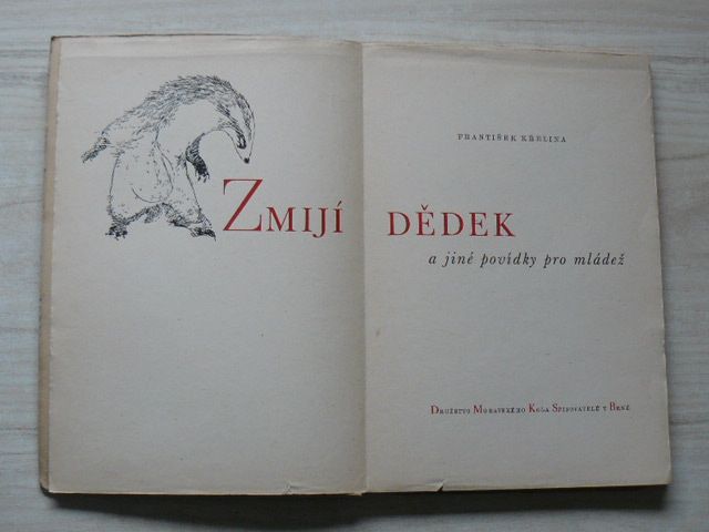 Křelina - Zmijí dědek a jiné povídky pro mládež (1946) il. J. Trnka