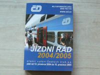 ČD - České dráhy - JÍZDNÍ ŘÁD - 2004 / 2005