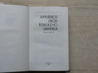 Appiános - Zrod římského impéria (1986) římské dějiny 1