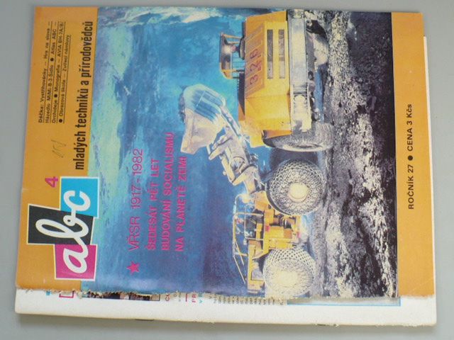 ABC mladých techniků a přírodovědců 4 (1982) ročník XXVII.