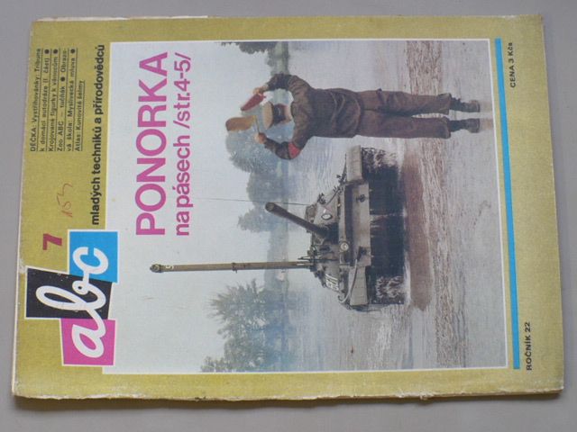 ABC mladých techniků a přírodovědců 7 (1977) ročník XXII.