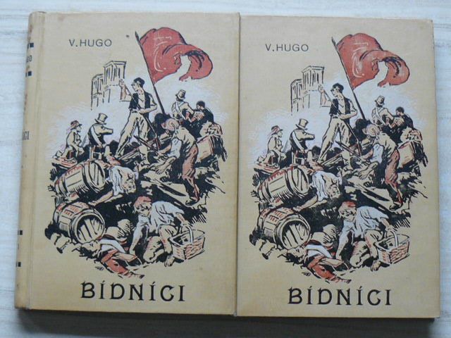 Hugo - Bídníci I. - V. (1924) 5 knih, kompletní