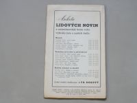 Lidové vydání díla Karla Čapka - Povídky z druhé kapsy (1939) sešity 48-53