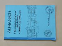 Almanach k 30. výročí otevření nové základní školy v Horce nad Moravou (1993) s razítkem ZŠ