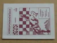Korespondenční šach 1-6 (1992) ročník II.