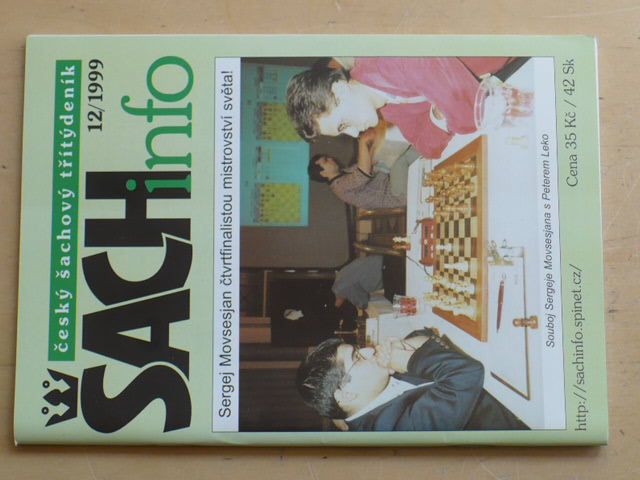 Šach info 12 (1999) ročník VIII.