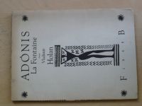 La Fontaine - Adónis, překlad Vladimír Holan (Borový 1948)