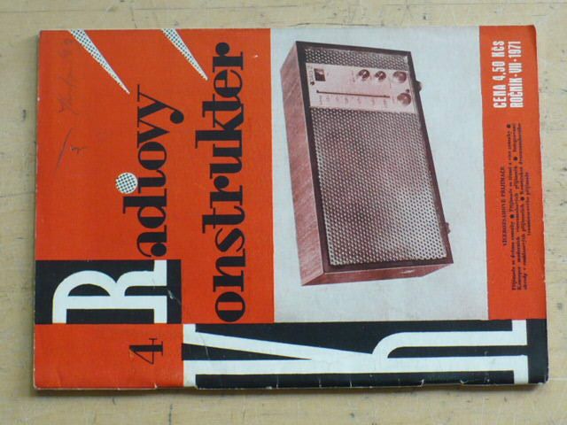 Radiový konstruktér 4 (1971) ročník VII.