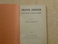 Emil Kopecký - Zmatek zkratek - Seznam zkratek a značek pro každého (1957)