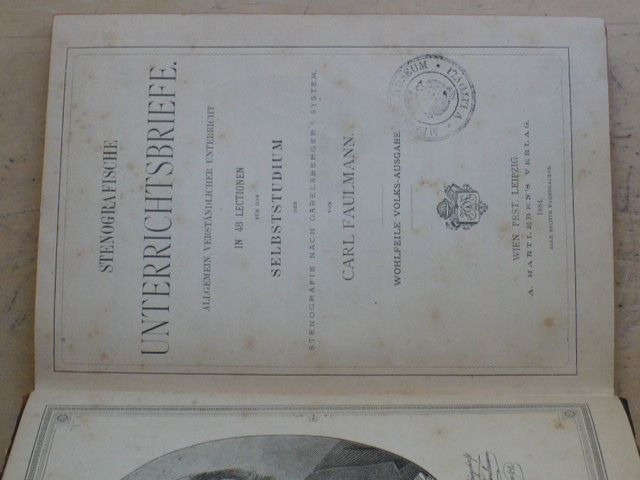 Faulmann - Stenografische unterrichtsbriefe (1884) Stenografie
