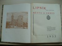 Lipník nad Bečvou - město i okres (1933)