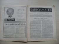 Radioamatér 5 (1925) ročník V.