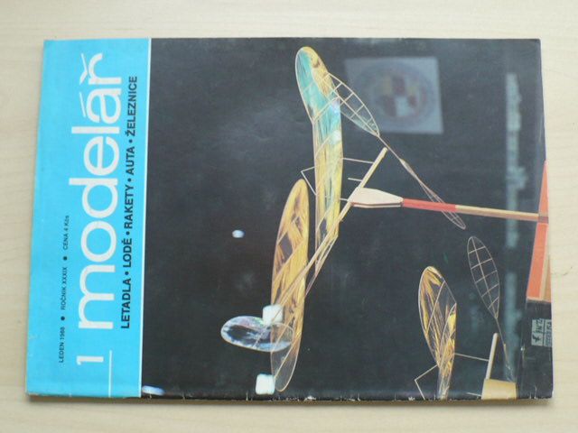 Modelář 1-12 (1988) ročník XXXIX. (chybí číslo 10, 11 čísel)