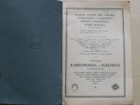 Spojené závody pro výrobu karborunda a elektritu a.s.Staré Benátky (1932) ceník, korespondence