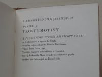 Neruda - Prosté motivy (Šmidt Praha 1941) dřevoryty K. Štěcha