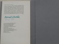 Karel Sýs - Jan Neruda v Paříži (SČB 1950) 3 lepty K. Lhoták (podpisy Sýs, Lhoták)