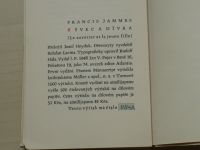 Francis Jammes - Švec a dívka (Atlantis Brno 1948) VII-A/500 (1500)