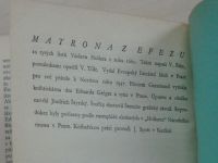 Matrona z Efezu - 10 rytých listů Václava Hollara z roku 1665 (ELK 1937)