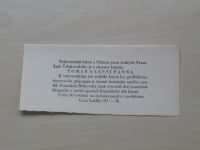 Toman a lesní panna (Hladký 1944) výtisk 69/80 il. Fr. Bílkovský, podpis