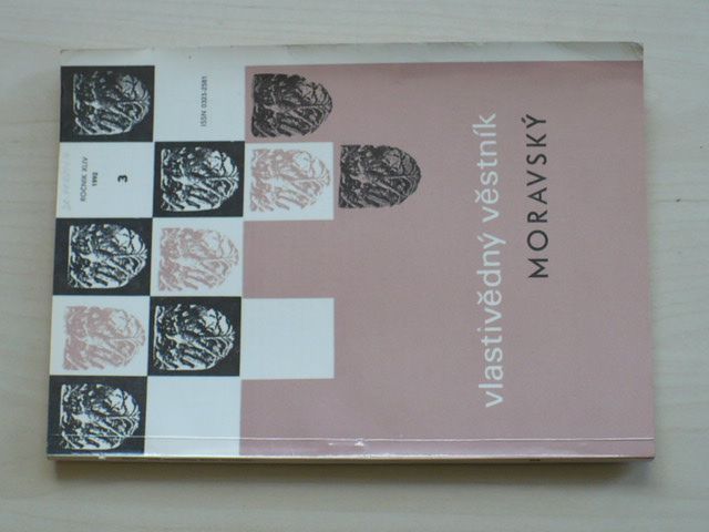 Vlastivědný věstník moravský 3 (1992) ročník XLIV.