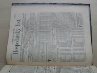 Hospodářský list 1-36 (1892) ročník XVIII. (chybí číslo 27, 35 čísel)