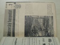 Moravský hospodář 1-26 (1941) ročník XLIII. (chybí čísla 12-26, 11 čísel) + Rozkvět v rodině 11 č.
