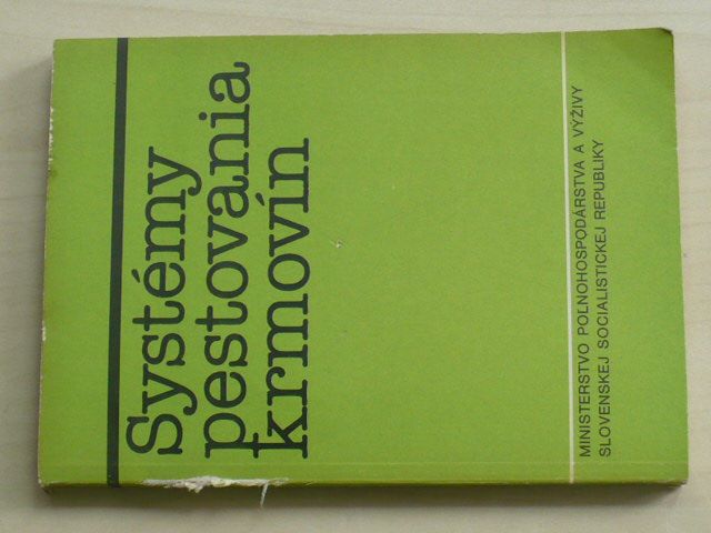 Tomka - Systémy pestovania krmovín (1982) slovensky