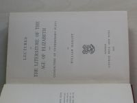 Hazlitt - Lectures on the Literature of the Age of Elizabeth and Characters of Shakespear´s ...(1905