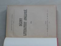 Taine - Dějiny literatury anglické III. (1910)