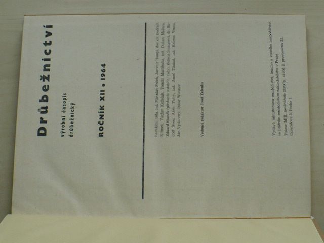 Drůbežnictví 1-12 (1964) ročník XII.